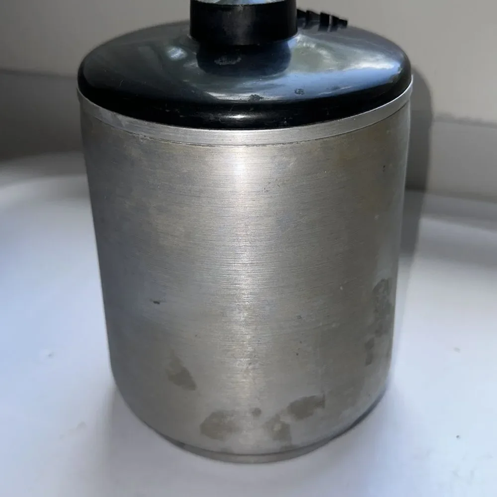 Vintage‎ mid century Kromex silver canister set